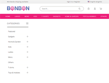 Tablet Screenshot of bonbon.ee